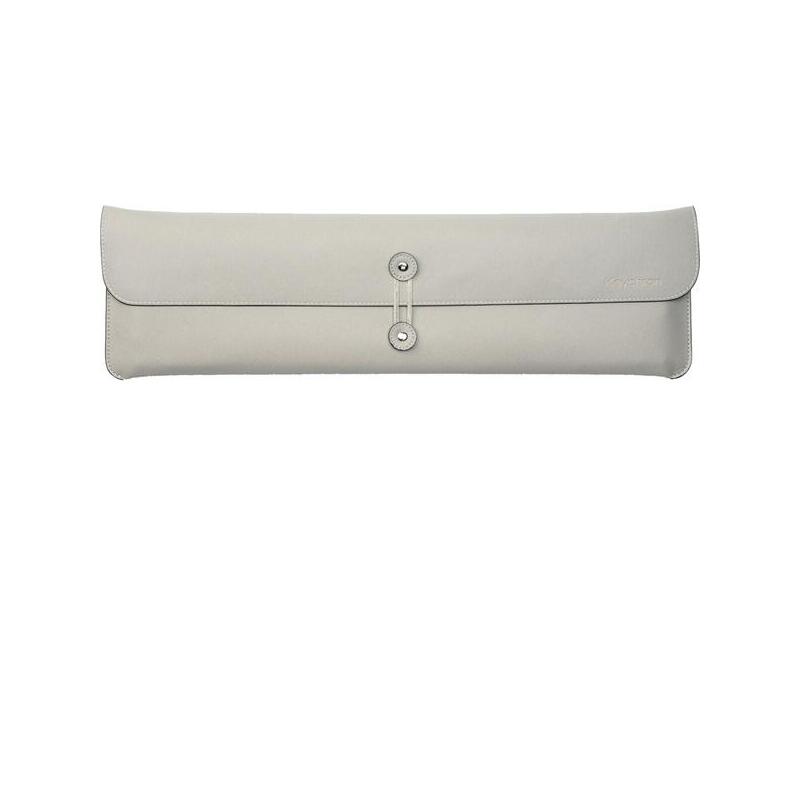 Keychron K5 Travel Bag, Bolso Gris Claro, De Cuero Tp5-G