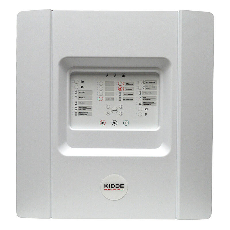 Kidde Commercial Nc-Px3e-09 Central De Detección Y Extinción Convencional Programable 3 Zonas. Nc-Px3e + Pack Idioma Español Nc-Px3-Lk-09