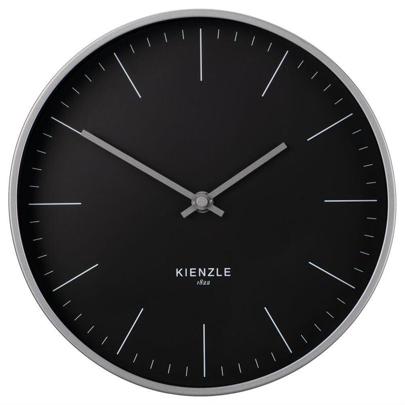 Kienzle Dcf Radio-Control.Wall Clock Modern Anthracite 25 Cm