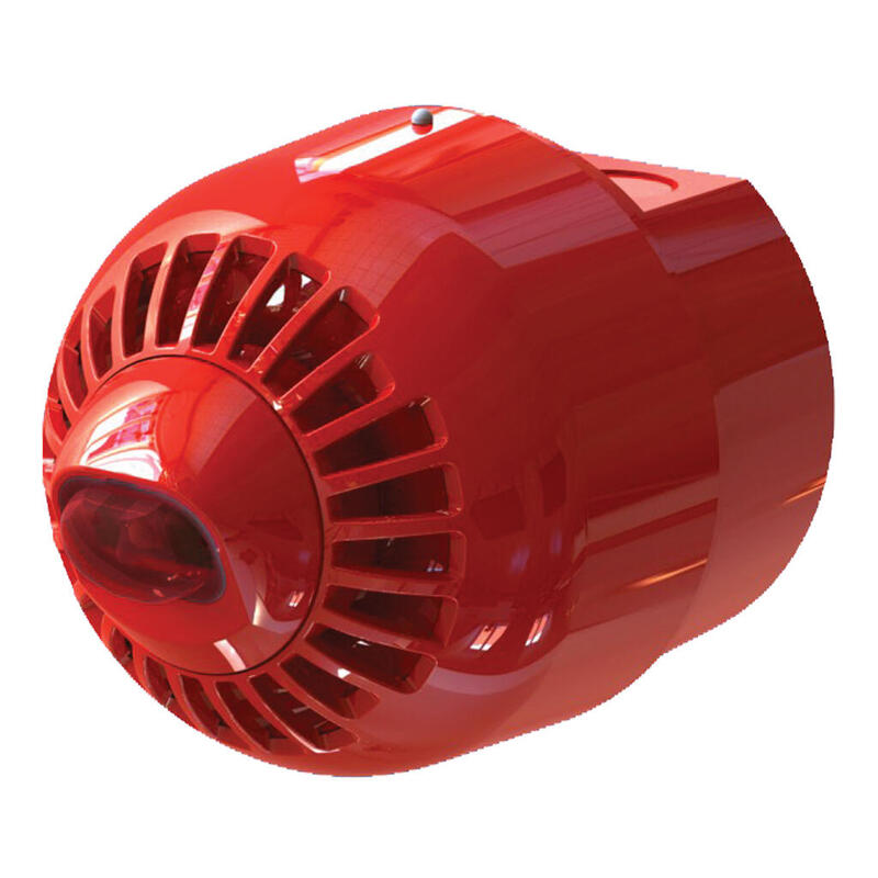 Kilsen Faw355 Piloto Estroboscopico Para Exterior En Pared. Base Roja Flash Rojo. Ip65. Base Alta Para Tubo Visto