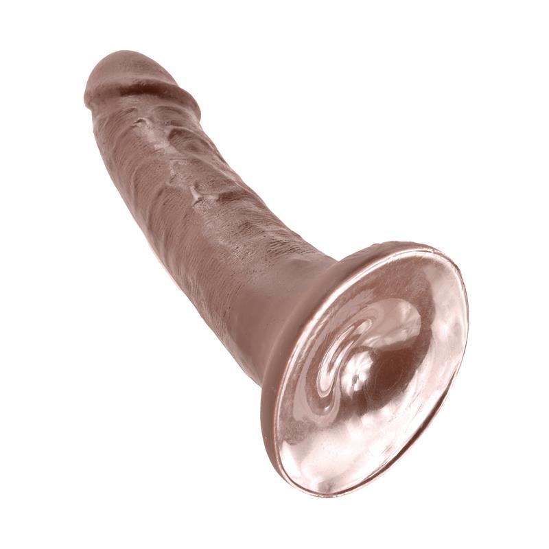 King Cock 6" Pene Marrón 15.2 Cm