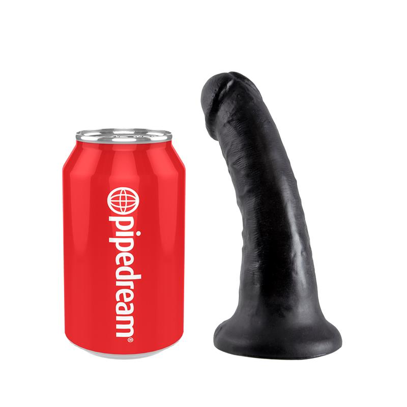 King Cock Pene De 6 - Color Negro