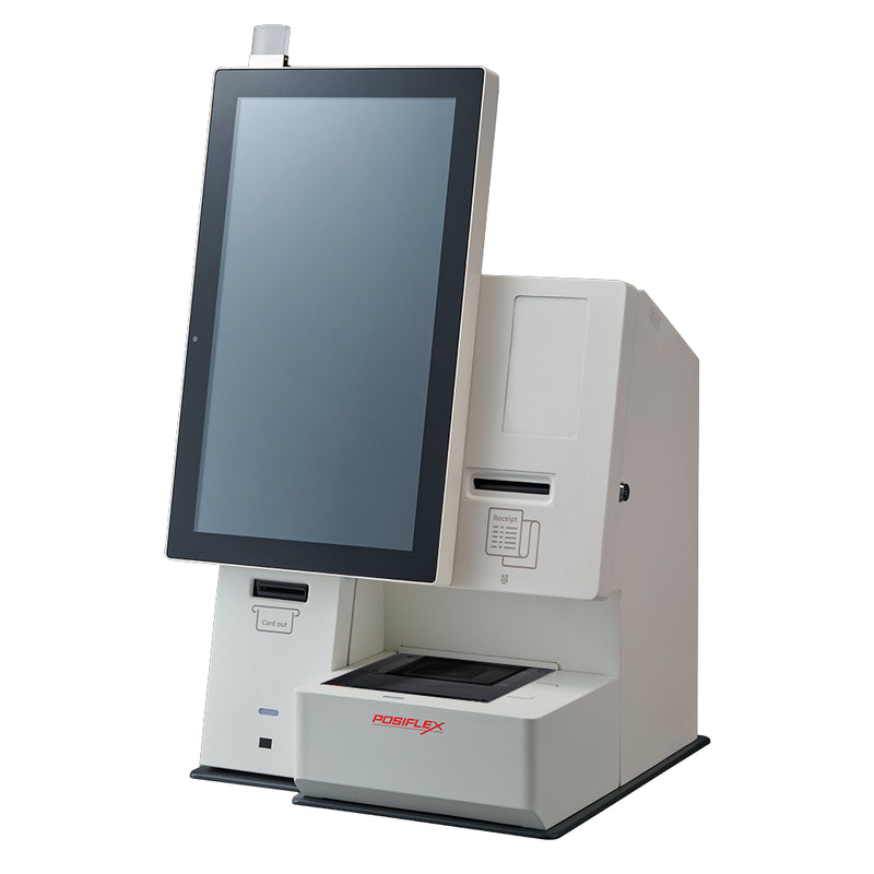 Kiosko Check-In/Out Posiflex Hk-2152. Intel I5 11th Gen, 8gb Ram, 256gb Ssd M2, Windiwos 11 Iot. Scanner 2d, Dispensador Tarjetas, Lector Rfid, Lector Documentos Plustek X50