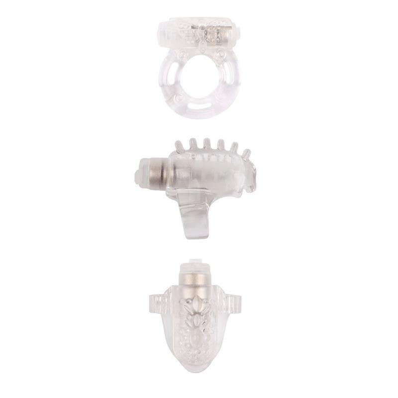 Kit 3 Anillos Para El Pene Teasers Ring Kit