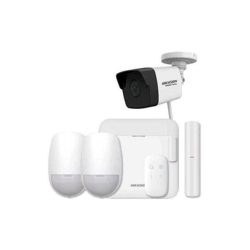 Kit Alarma Axpro 64 Zonas. Central + 2 Pircam + 1 Pir + 1 Contacto + 1 Mando + 1 Teclado + 1 Sirena