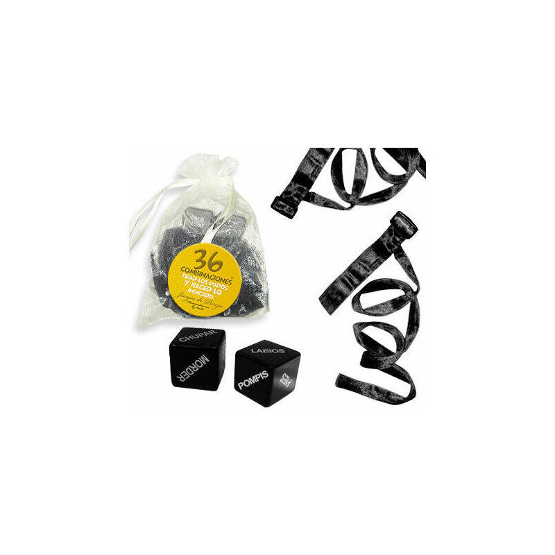 Kit Bolsa Organza 2 Ataduras Negro + 36 Combinaciones