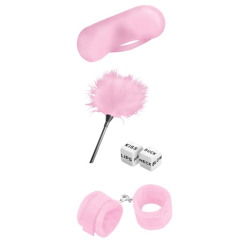 Kit De Bondage Para Principiantes Starters 4 Piezas Rosa