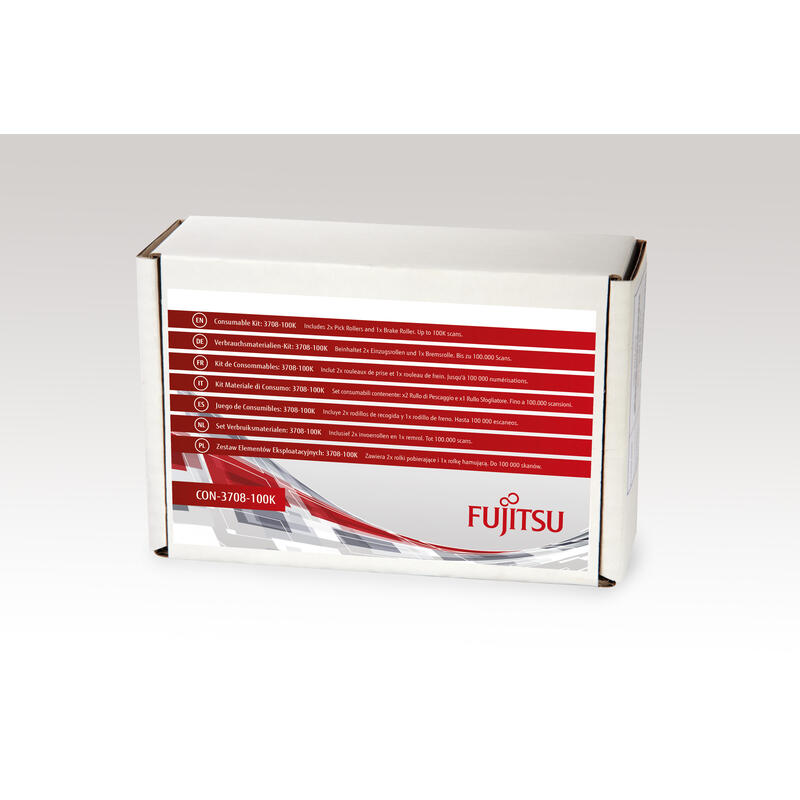 Kit De Consumibles Fujitsu Con-3708-100k, Unidad De Mantenimiento Con-3708-100k