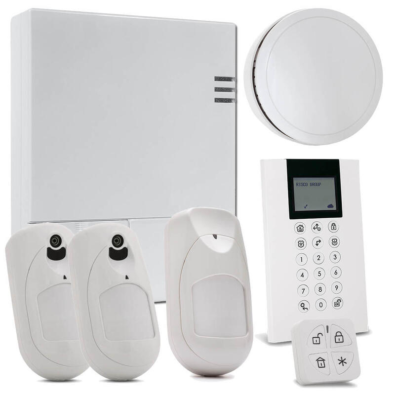 Kit De Lightsys Air Con Módulo 4g + Mando Remoto Panda + 2 X Detector Eyewave Con Cámara + Detector Iwave Antimascotas + Sirena Interior + Teclado Panda