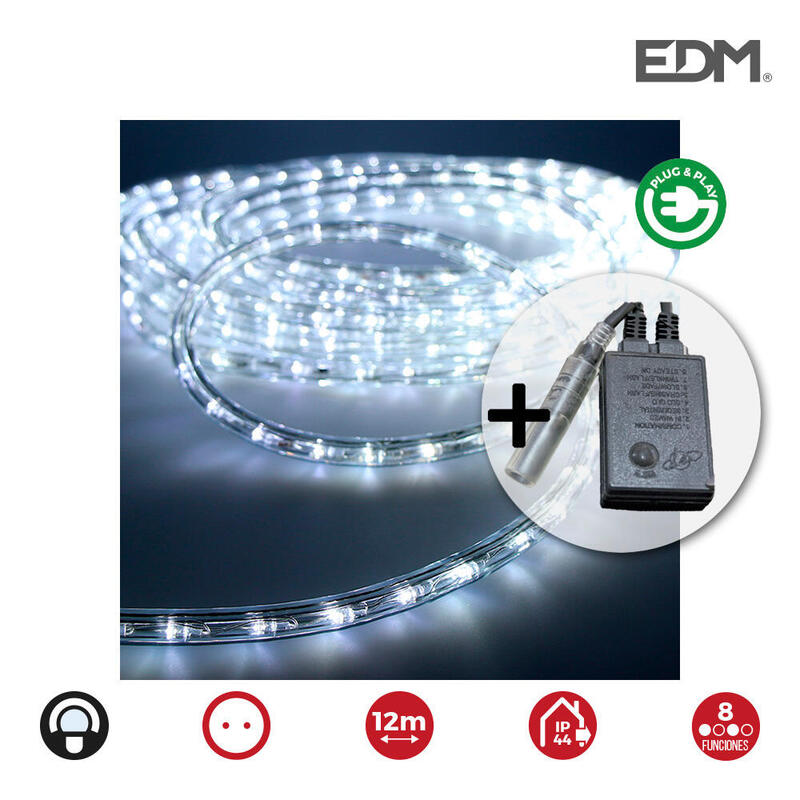 Kit Flexiled 12m Multifuncion Blanco Frio Edm