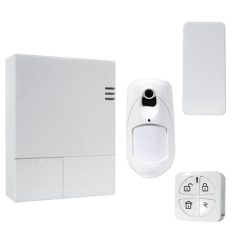 Kit Promo Lightsys Air De 128 Zonas Vía Radio Con Detector Pir Con Cámara Eyewave