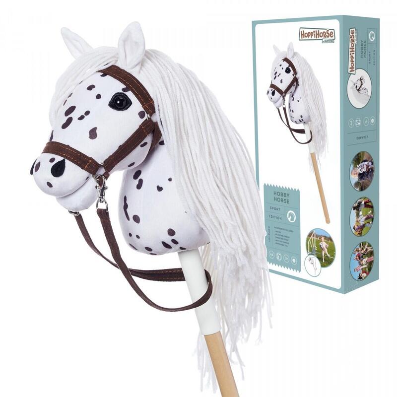 Kon Na Kiju Hobby Horse Hoppihorse A4 Leopard - Bialy, Masc Tarantowata