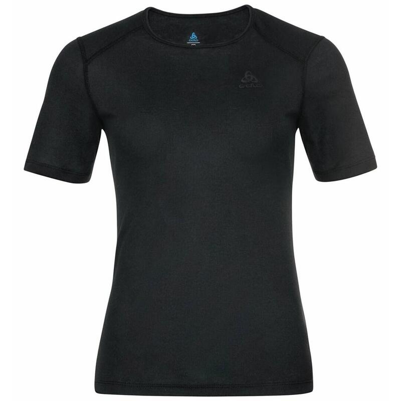 Koszulka Damska Odlo Bl Top Crew Neck S/S Active Warm Eco Roz. S Negro