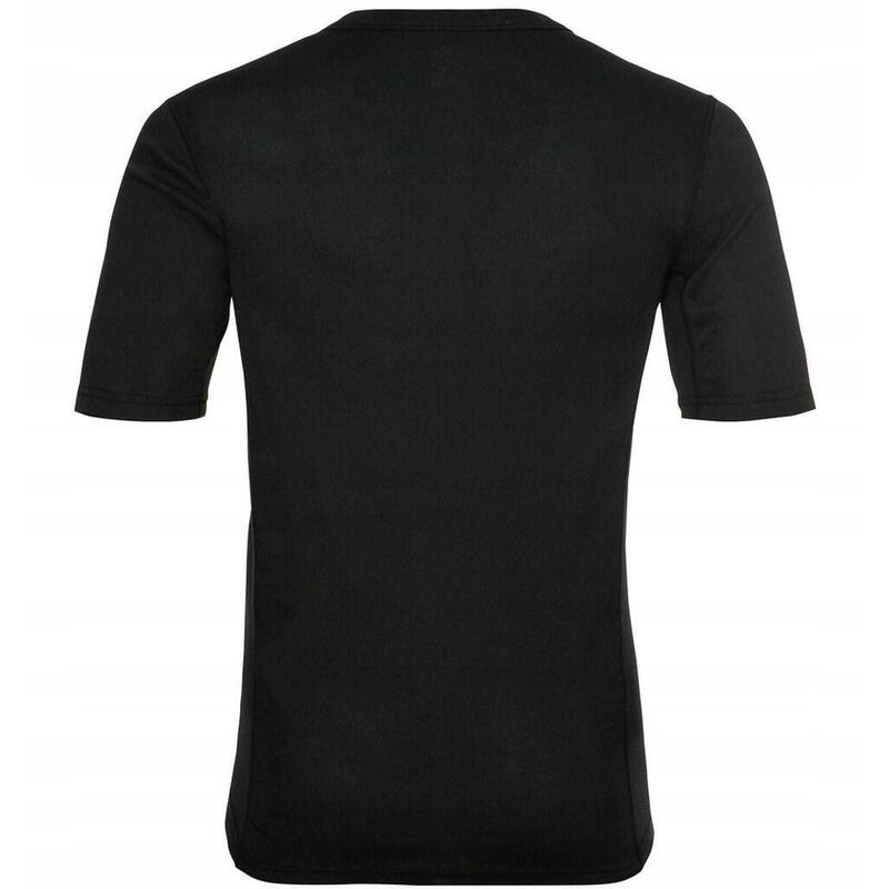 Camiseta Para Hombre Odlo Bl Top Cuello Redondo Manga Corta Active Warm Eco Talla M Negro