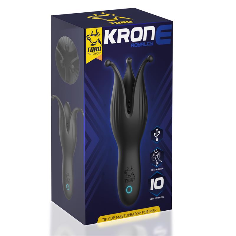 Krone Copa Masturbadora Para El Pene Silicona Usb