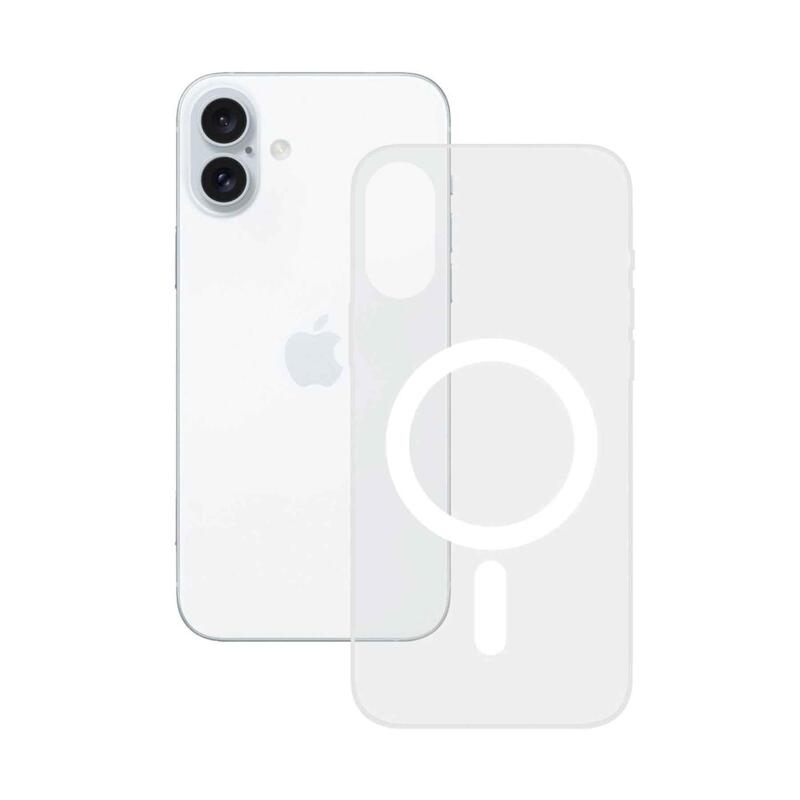 Ksix Trasera Silicona Magsafe Transparente Apple Iphone 16 Plus