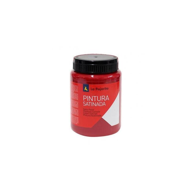 La Pajarita Témpera Escolar Bote De 375ml Carmin L-09