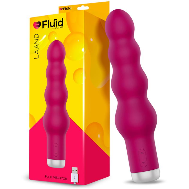 Vibrador 10 Funciones Usb Silicona Laand Potente Rojo Burgundy