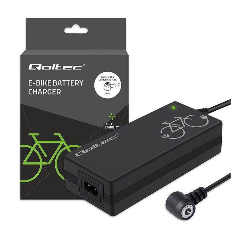 Cargador Para Bicicleta Eléctrico 36v 42v 2a Mi4 Magnetic Tip +Cable De Alimentación