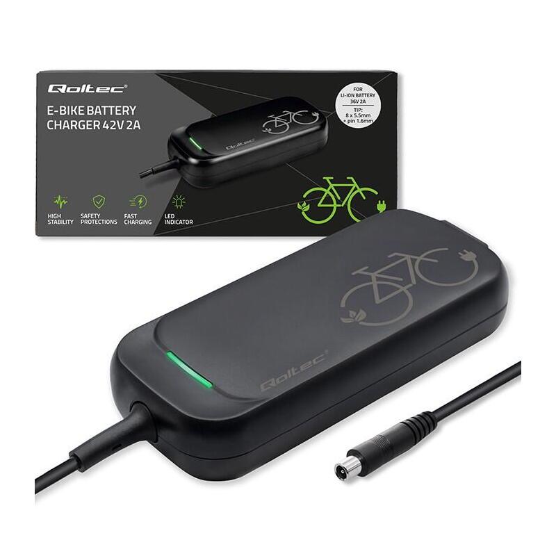 Ladowarka Do Roweru Skutera Elektrycznego Xiaomi 36v 42v 2a 8.0.8.0mm+Pin Wodoodporna + Kabel Zasilajacy