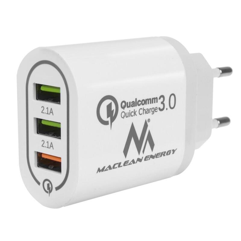 Cargador De Red Qc 3xusb Mce479w