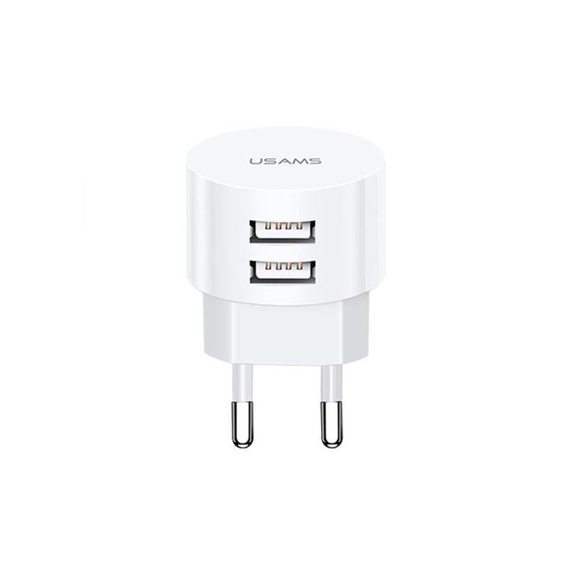 Cargador De Red T20 2xusb 2,1a Okragla
