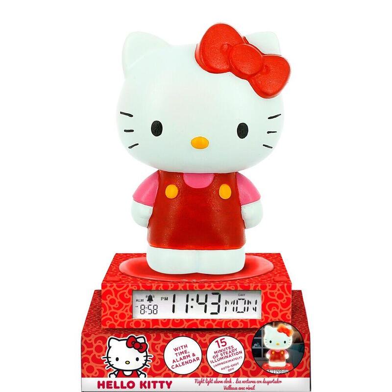 Lampara 3d Con Despertador Hello Kitty And Friends