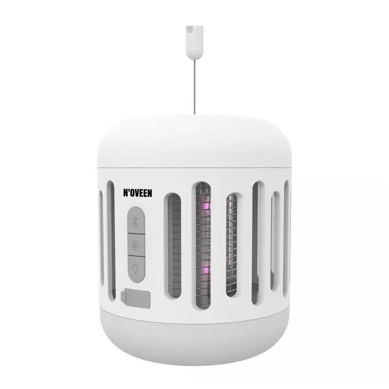 Lámpara Insecticida Con Altavoz Bluetooth N'Oveen Ikn863 Led Ipx4