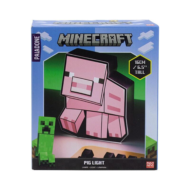 Lampara Paladone Box Light Minecraft Pig 2d