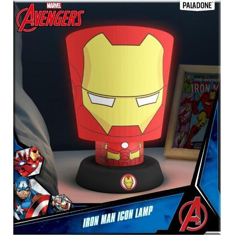 Lampara Paladone Icon Marvel Avegers Iron Man 28 Cm