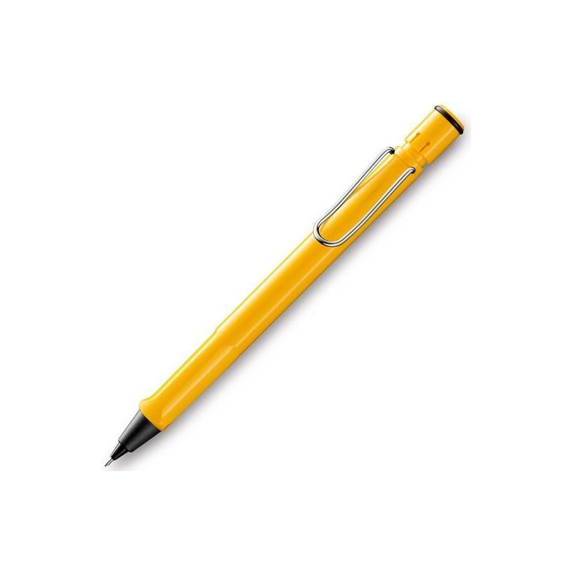 Lamy Portaminas Safari 0,5mm Con Clip Metálico Y Goma De Borrar Amarillo