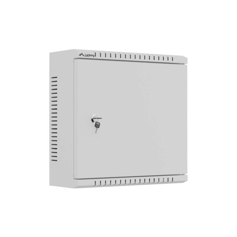 Lanberg Armario De Instalación Tpr 10" Con Panel Perforado 340x340x140 Gris (Montado)