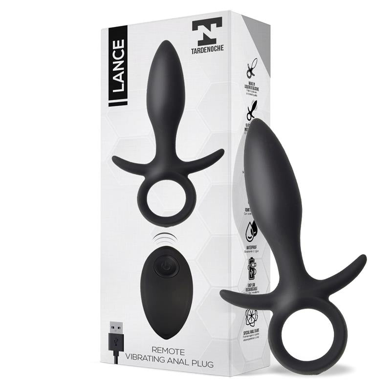 Lance Plug Anal Control Remoto Silicona Liquida Usb