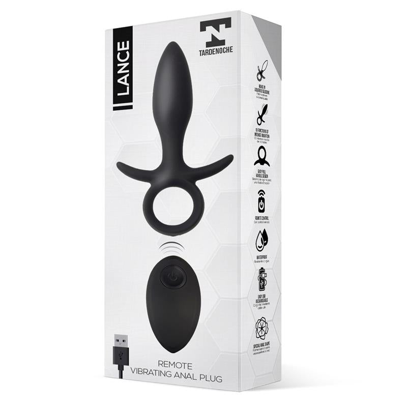 Lance Plug Anal Control Remoto Silicona Liquida Usb