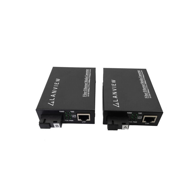 Lanview Lvn-Med-Sc-1000base-X-2 Convertidor De Medio