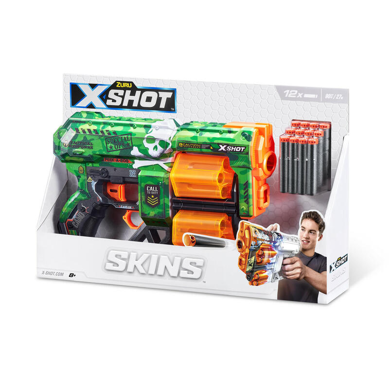 Lanzador Zuru X-Shot Skins - Dread Camo, Dart Blaster 36517d