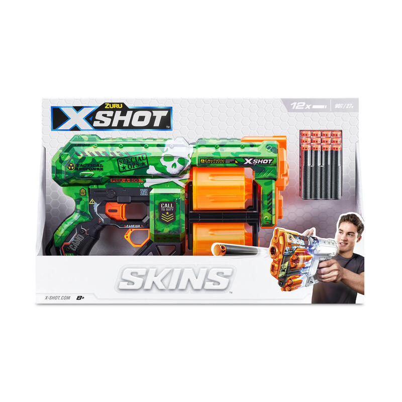 Lanzador Zuru X-Shot Skins - Dread Camo, Dart Blaster 36517d