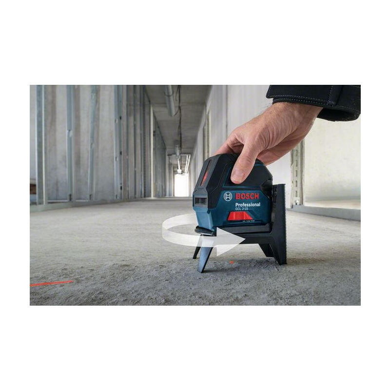 Láser Combinado Bosch Professional Gcl 2-50 C Professional + Rm2 + Bt150, Láser De Líneas Cruzadas Azul/Negro, Líneas Láser Rojas, Con Soporte Y Trípode 0601066g02