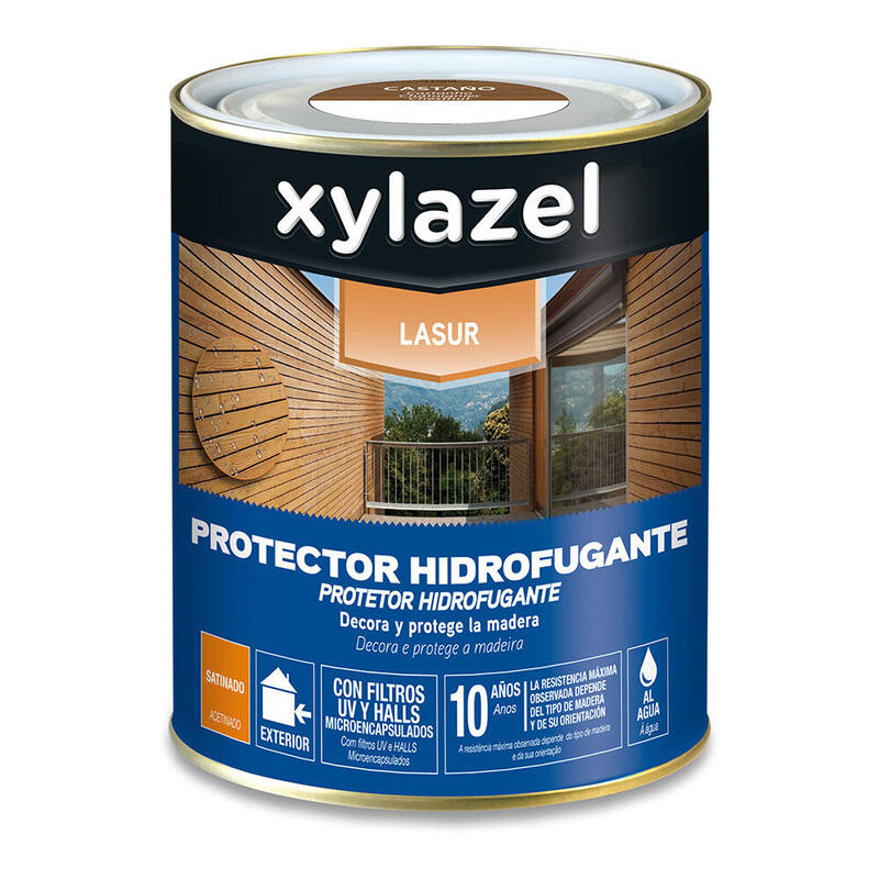 Lasur Decorativo Al Agua Castaño Satinado 750 Ml