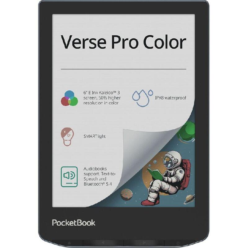 Lector De Libros Pocketbook Electrónicos Pb634k3-1-Ww-B / Verse Pro Color S Azul/Negro