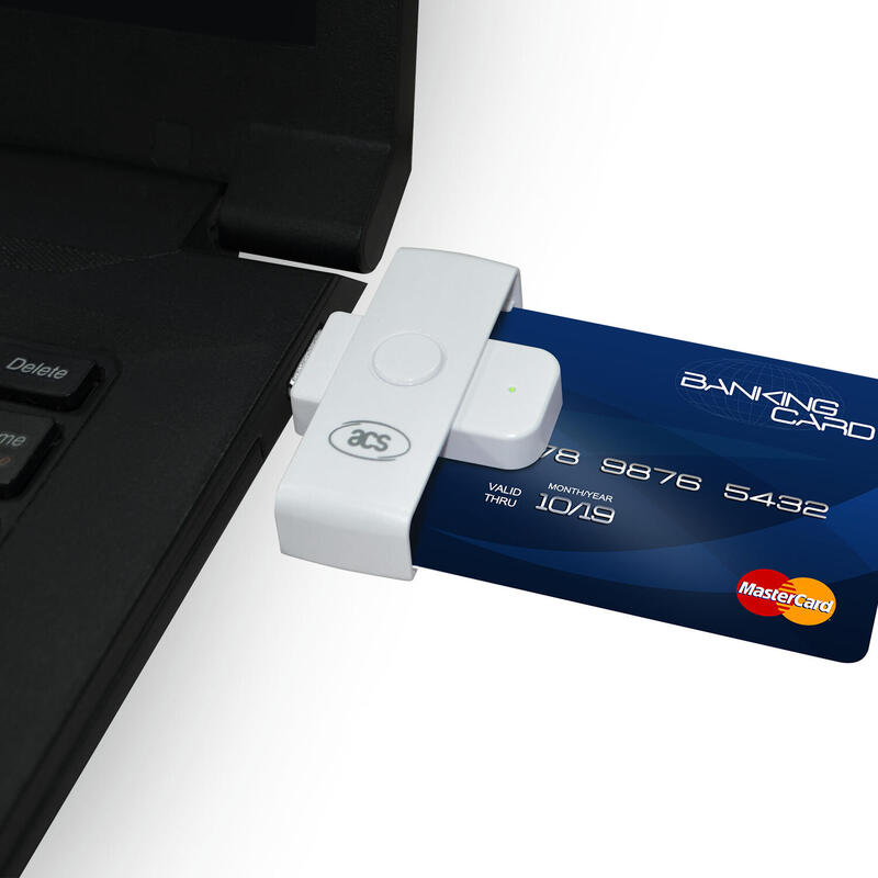 Lector De Tarjeta Acs Acr39u-N1 Inteligente Interior Usb Usb 2.0 Blanco