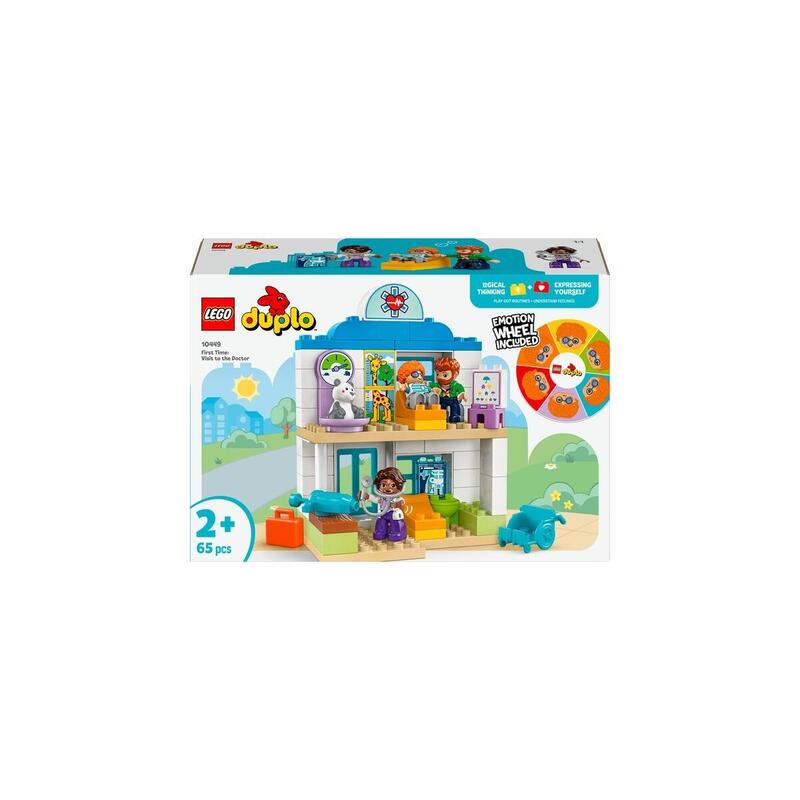 Lego 10449 Duplo Town Primera Visita Al Doctor, Juguete De Construcción 10449
