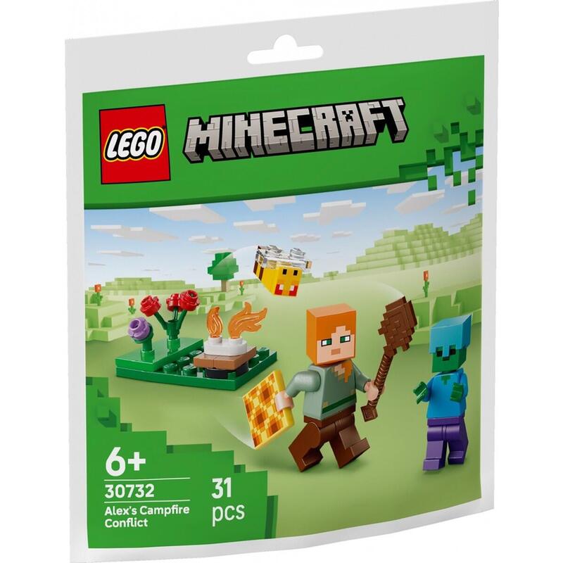 Lego 30732 Minecraft Alex? Begegnung Am Lagerfeuer (Polybag) 30732