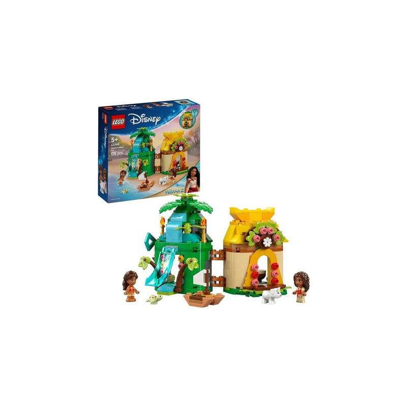 Lego 43260 Disney Princess Isla De Moana Divertido Juguete De Construcción 43260
