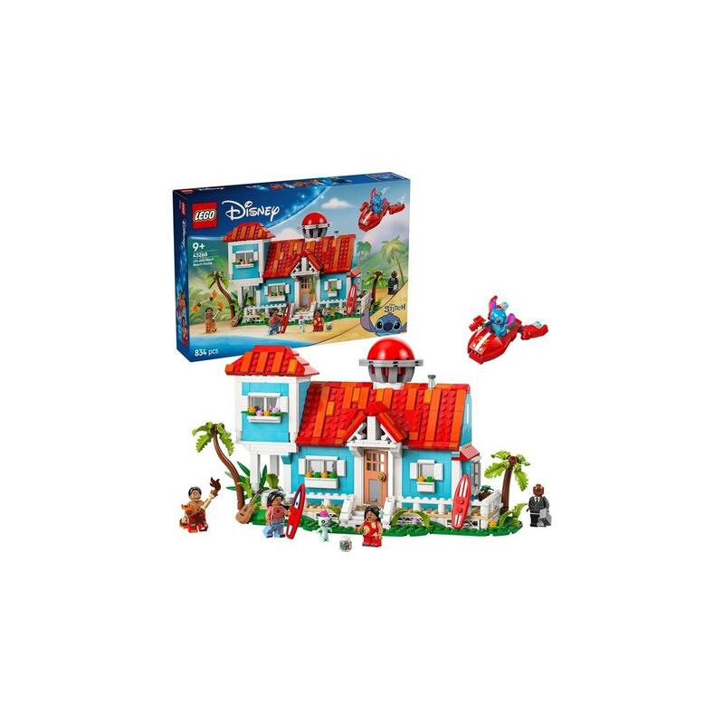 Lego 43268 Disney Classic La Casa De La Playa De "Lilo Y Stitch", Juguete De Construcción 43268
