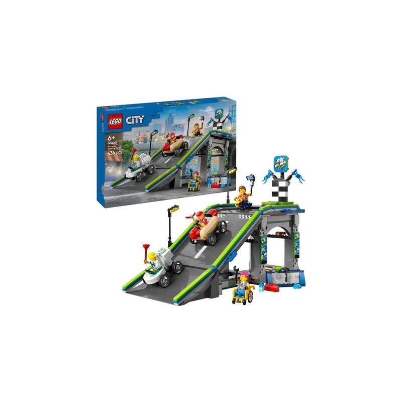 Lego 60460 City No Limits: Carrera De Cajas De Jabón Con Rampa, Juguete De Construcción 60460