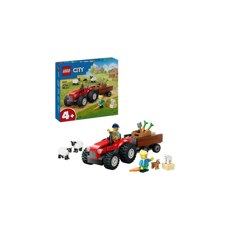 Lego 60461 City Tractor Con Remolque, Juguete De Construcción 60461