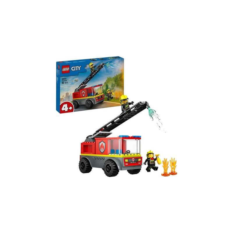 Lego 60463 City Vehículo Con Escalera Del Departamento De Bomberos, Juguete De Construcción 60463