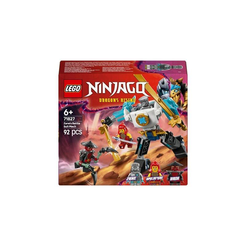 Lego 71827 Ninjago Robot De Acción De Zane, Juguete De Construcción 71827