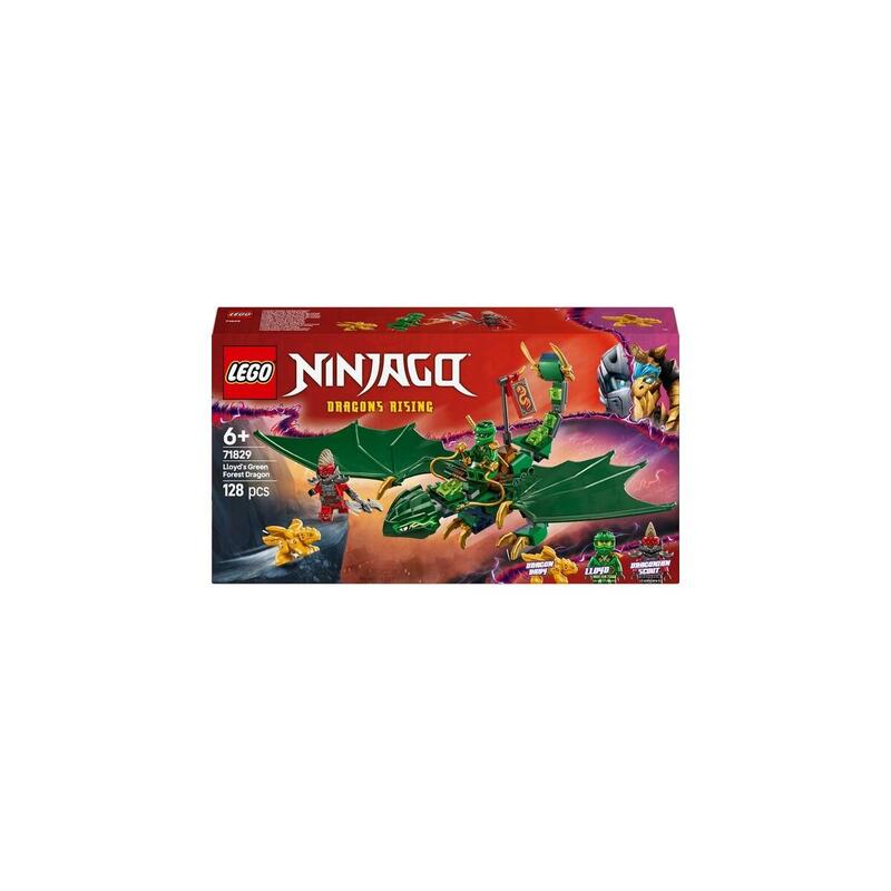 Lego 71829 Ninjago Juguete De Construcción Dragón Del Bosque Verde De Lloyd 71829